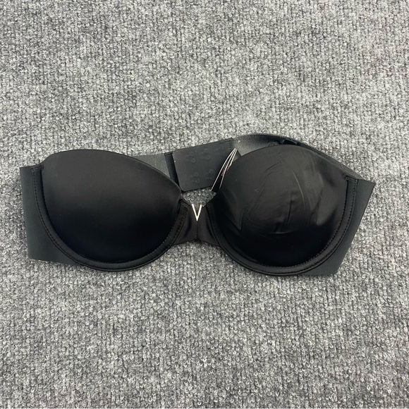 VICTORIA’S SECRET Women’s Multi-way/Multiposition Black Strapless Bra size: 32B - Picture 1 of 10